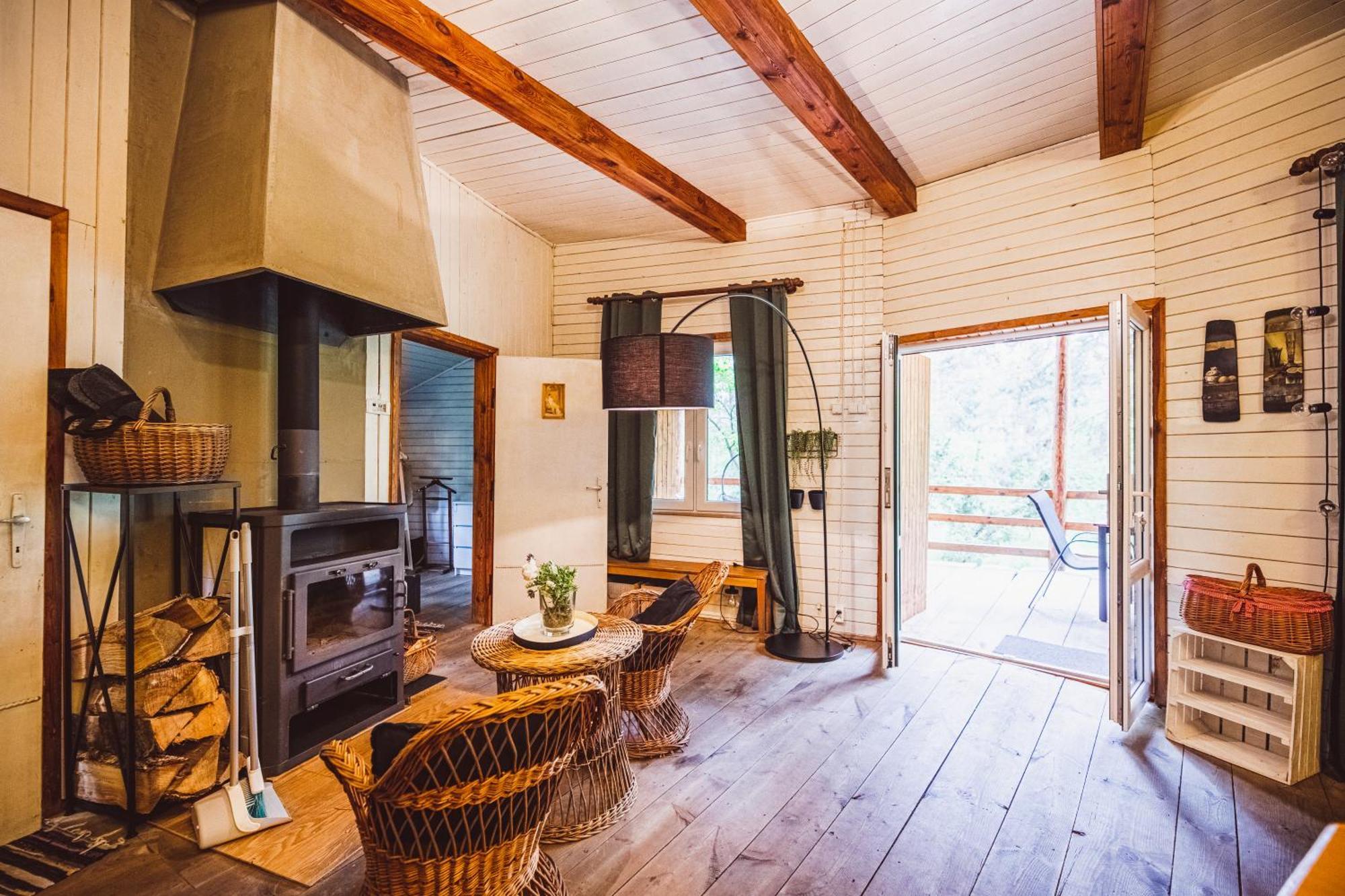 Cozy Nature Retreat With Patio Fireplace Garden Maciejowice 외부 사진